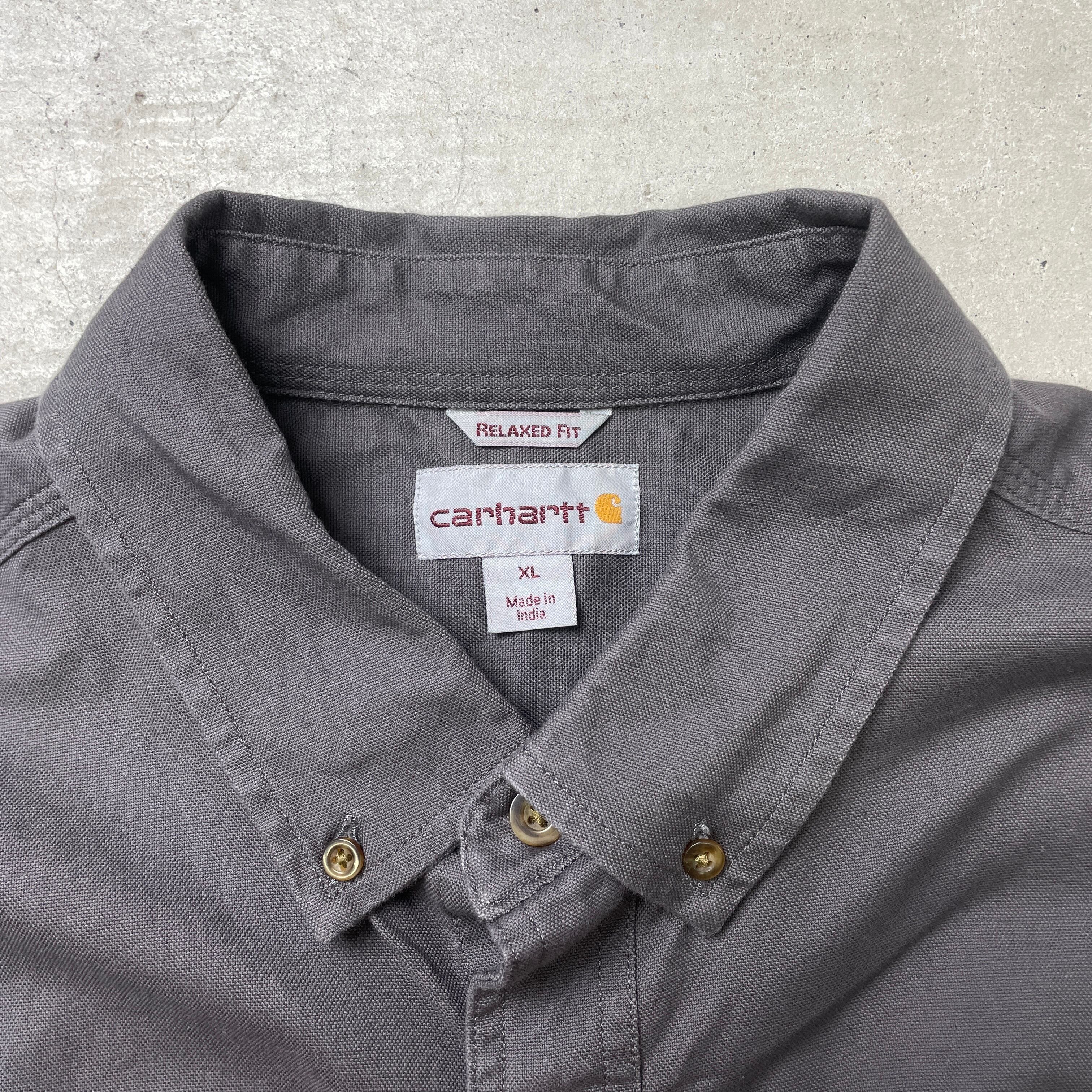 Carhartt カーハート 企業ロゴ刺繍 半袖ワークシャツ RELAXEDFIT