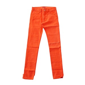 新品 424 Denim pants orange damage デニム パンツ ダメージ サイズ28