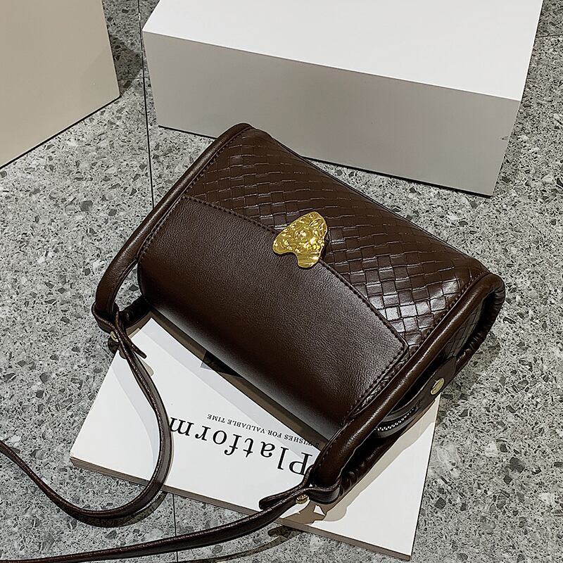 オータムウィンター 秋物 冬物 スクウェア メッセンジャーバッグ 手作りハンドバック30961393137