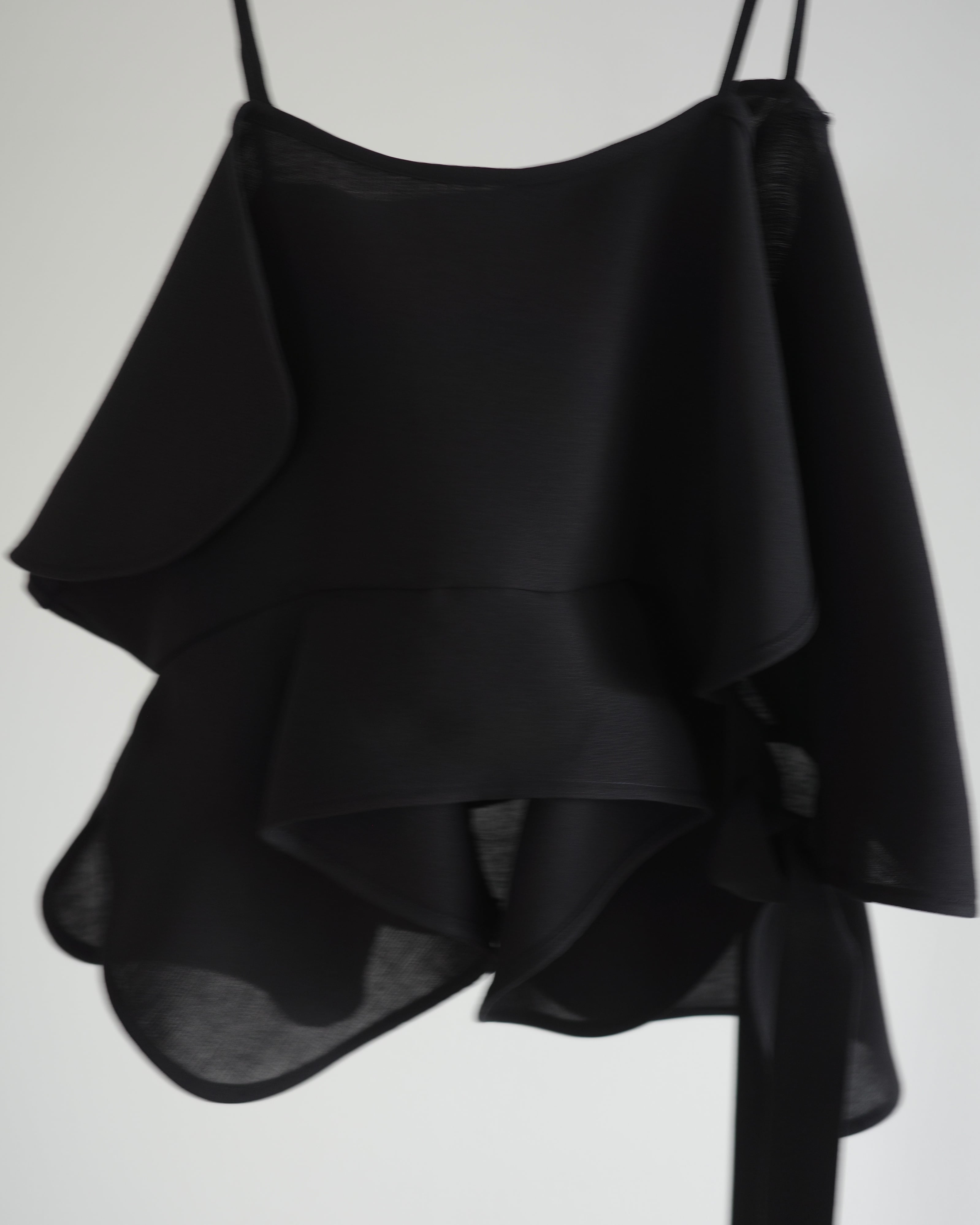 ENFOLD / ALIEN CAMISOLE VEST -BLK- | LA VILLA ROUGE