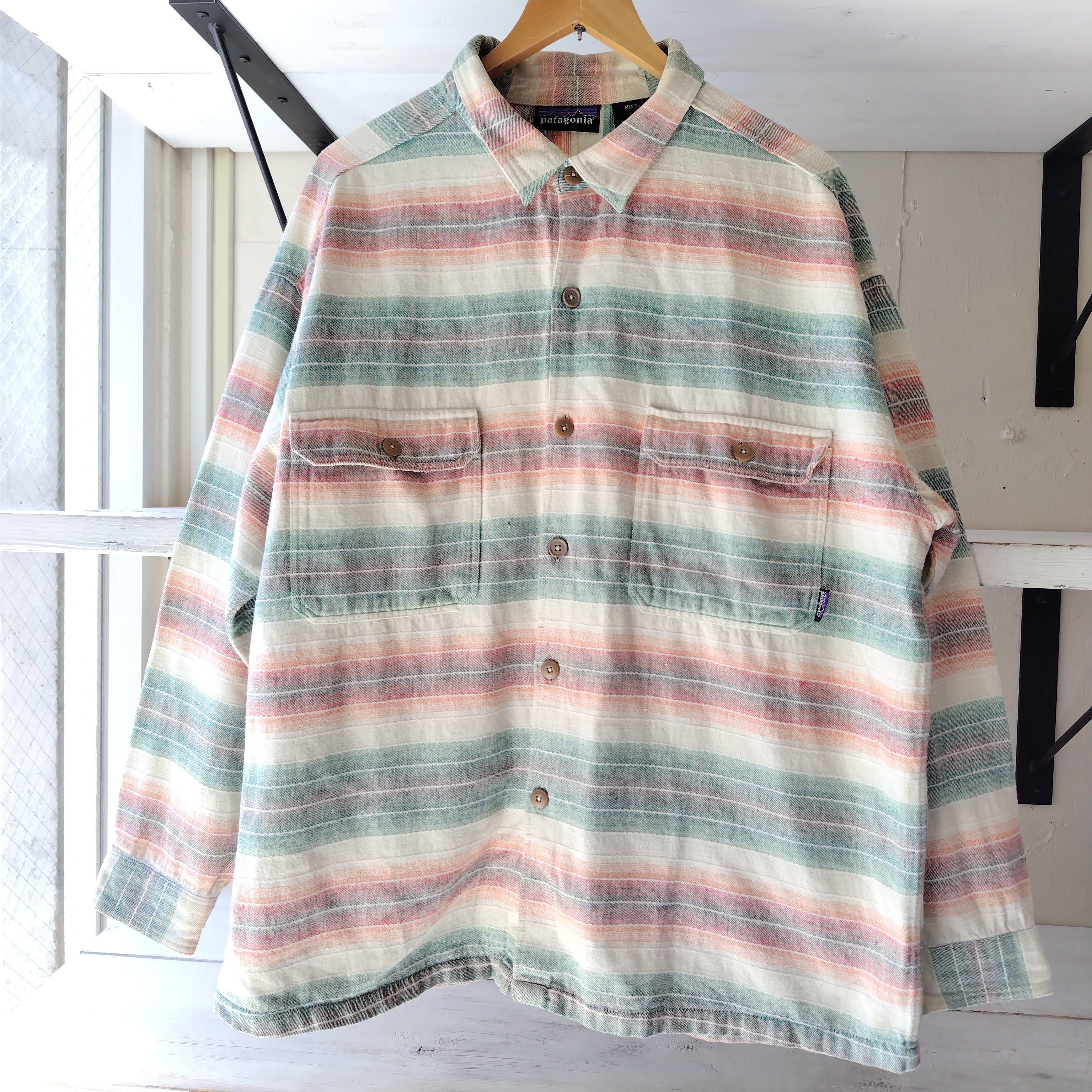 名作 patagonia サニー ストライプ フランネルシャツ | LongBeach