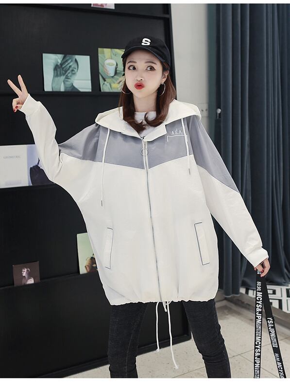 3カラー ジャケット アウター レディースファション シンプル スポーツ風 韓国風 ゆったり 着痩せ フード付き ジッパー 長袖 大きいサイズ S M L Ll 3l 合わせやすい 配色 Elegant 3カラー ジャケット アウター レディースファション シンプル スポーツ風 韓国風 ゆったり 着痩せ フード付き ジッパー 長袖 大きいサイズ S M L Ll 3l 合わせやすい 配色 Elegant