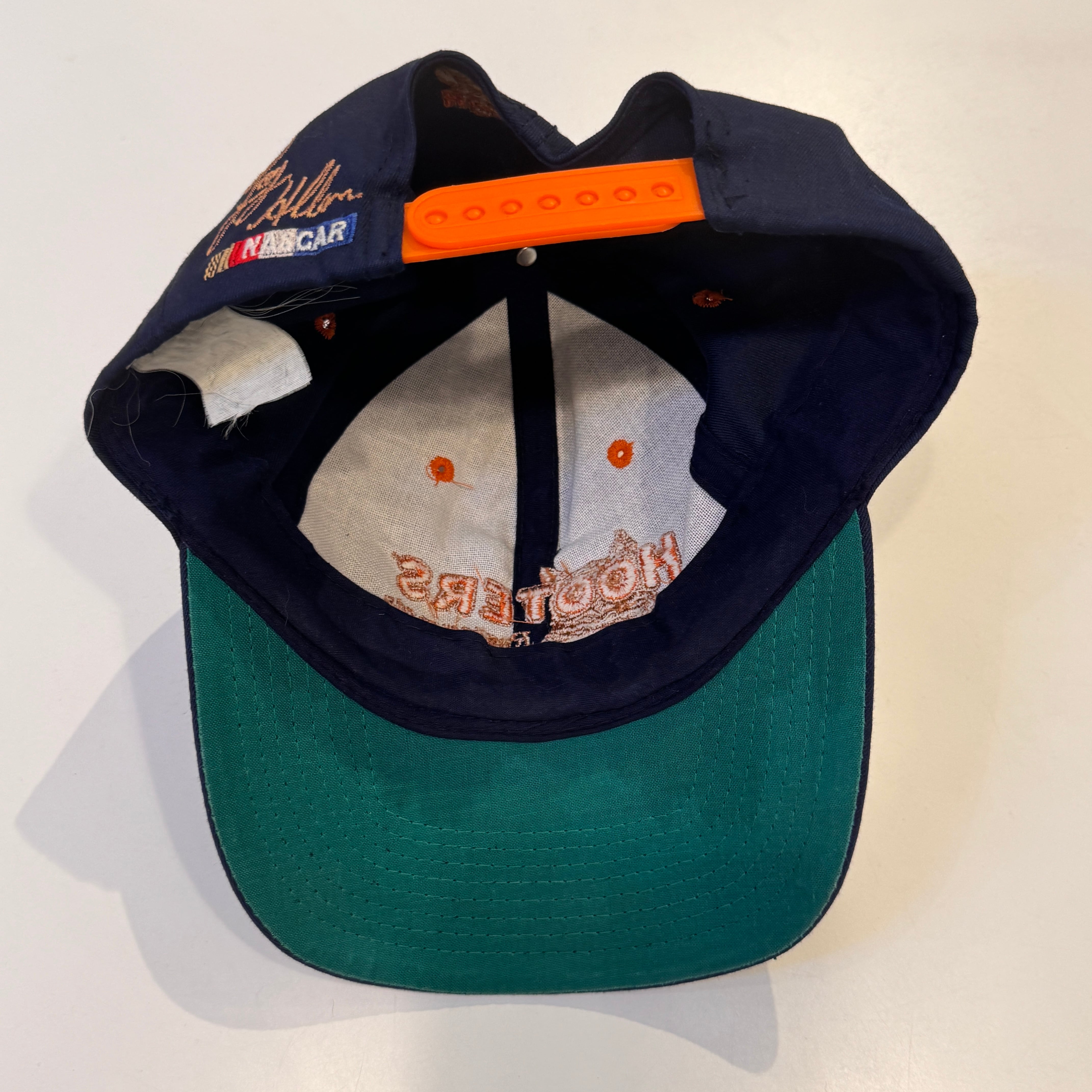 スーパー激レアUSA製デッドストックHOOTERS フーターズトラッカーキャップ HOOTERS CAP NAVY/ORANGE Ⓑ | safarionline