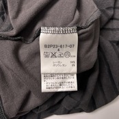 BURBERRY LONDON バーバリー ボーダー ストレッチ 七分袖カットソー 4/Tシャツ/グレー ブラック