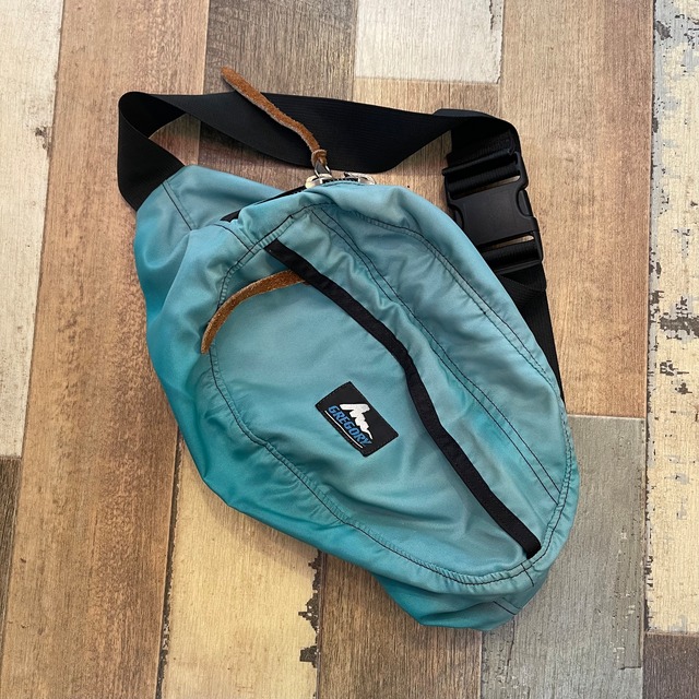 90s GREGORY 青タグ　ウエストバック　S