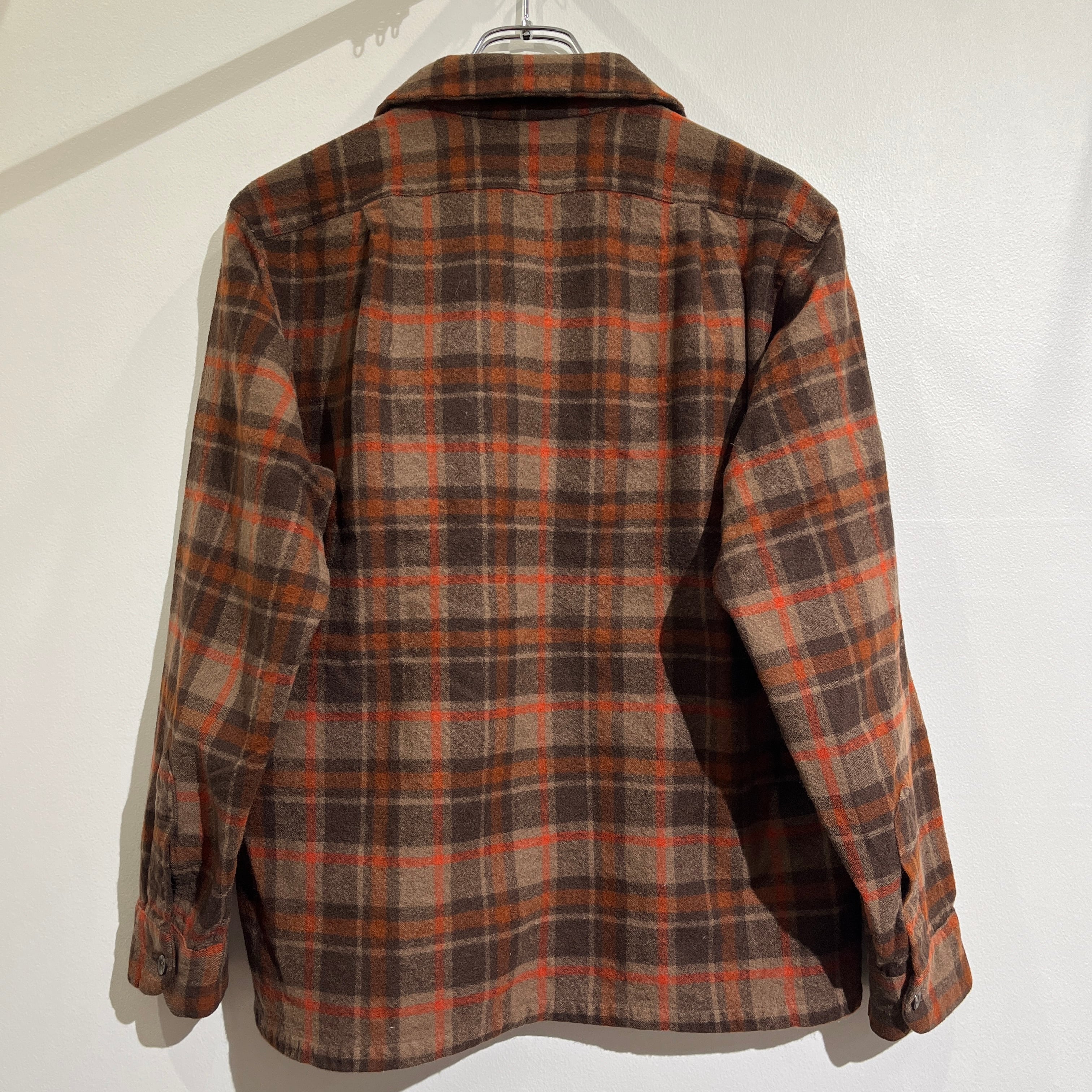 70s PENDLETON WooL Shirt 70年代 ペンドルトン ウールシャツ ブラウン