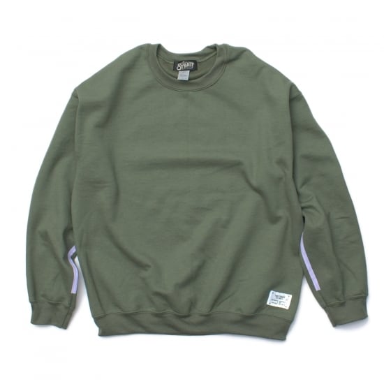 LINE PT CREWNECK SWEAT #OLIVE