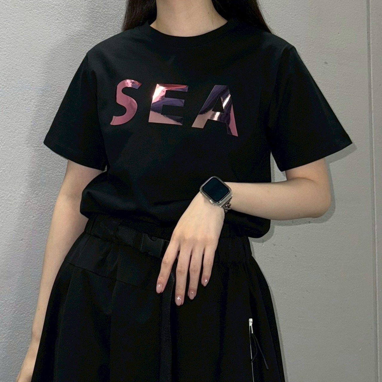 MAA110TEA SEA SURF箔Tシャツ_22-4374T