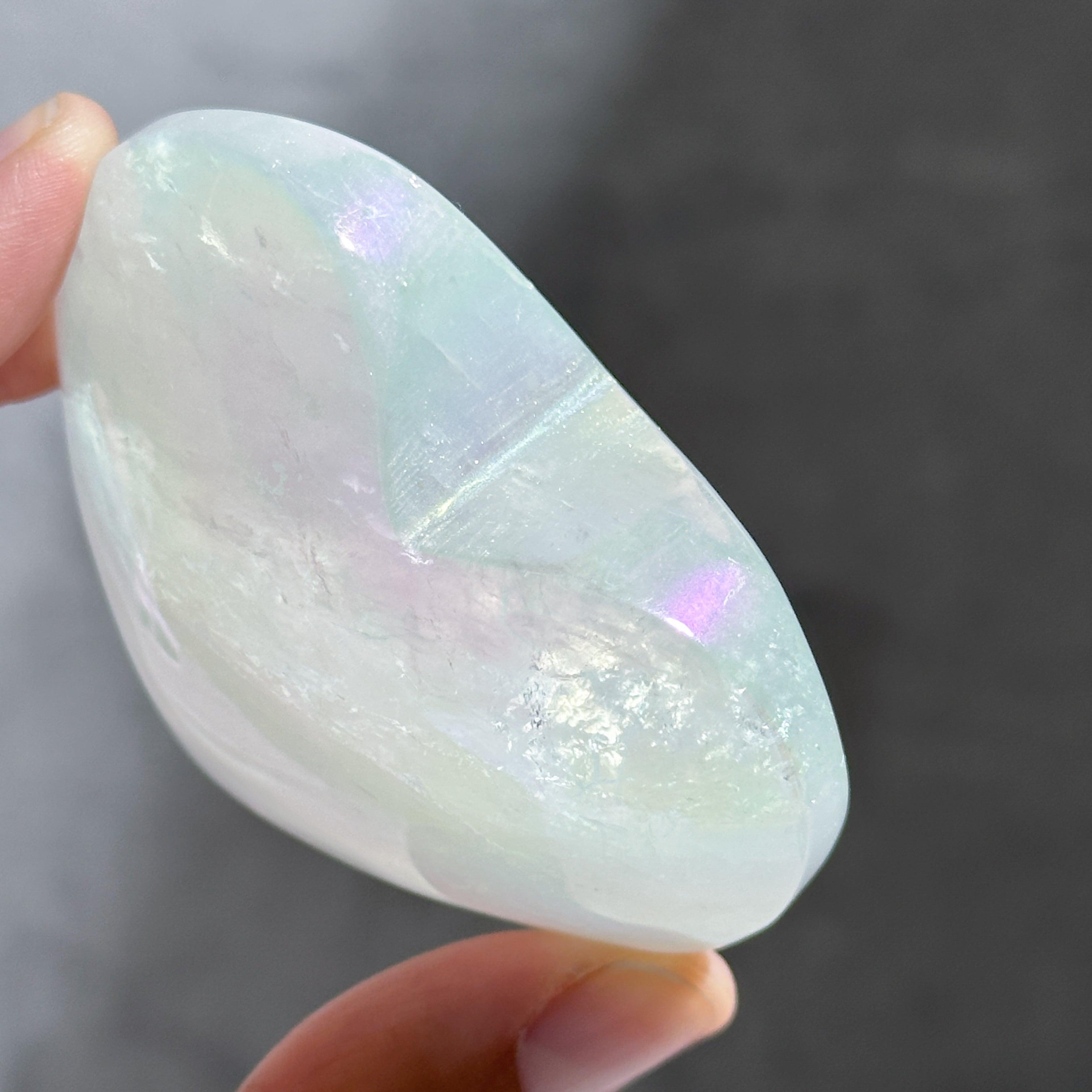 Big♡エンジェルオーラクォーツ ハート22♡Angel Aura Quartz