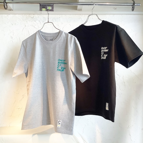 FUCKIN FRESHTee (col：ミックスグレー) CRIFF WorkWear クリフワークウェア 　 (ブラック Shop別注 限定)