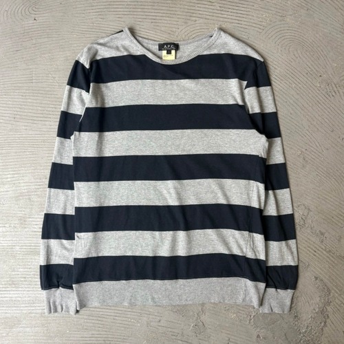 A.P.C. / Striped knit sweater