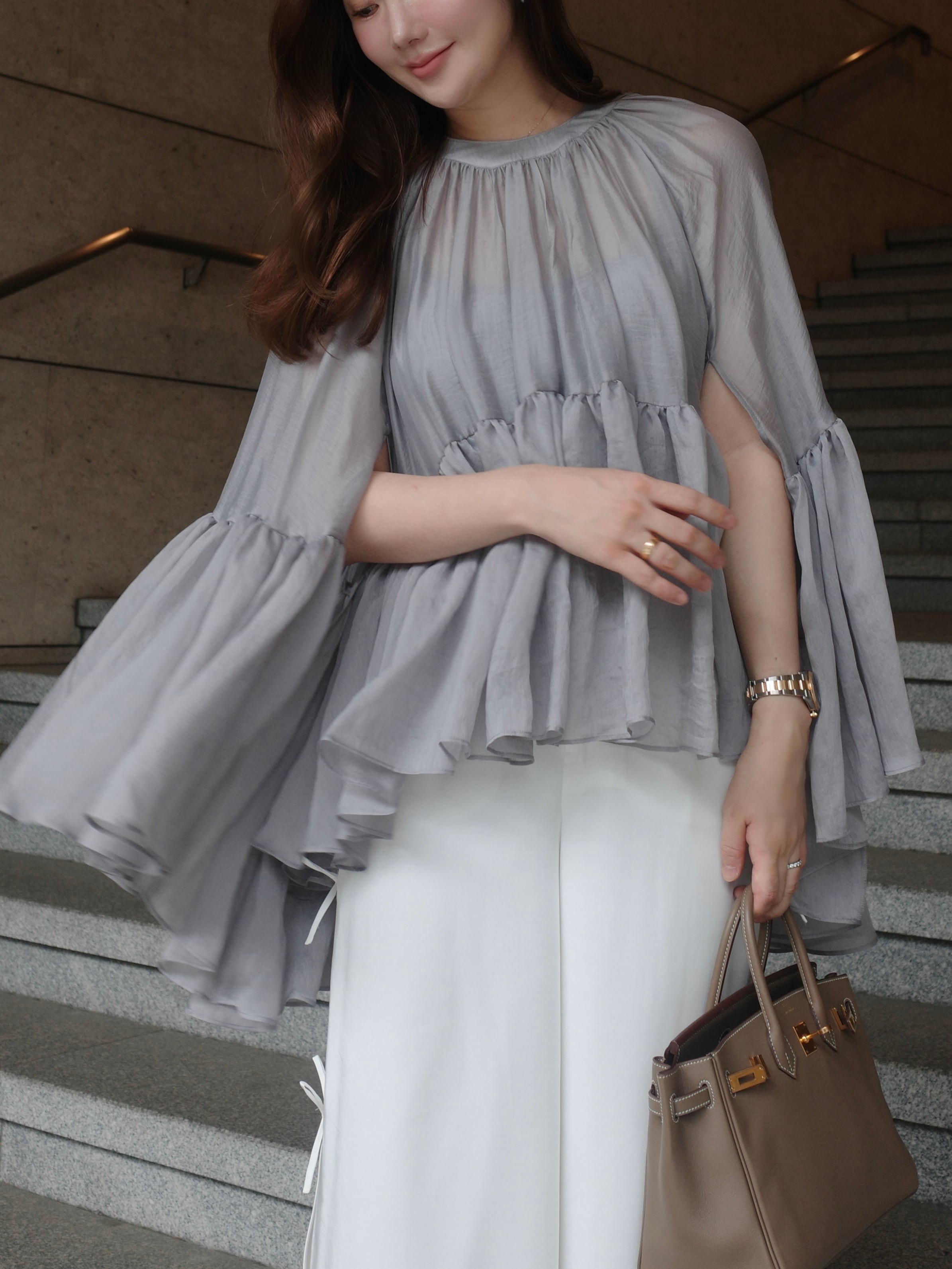yousei blouse / gray