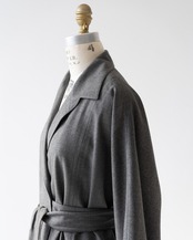 〈Hermès〉Belted Wrap Coat