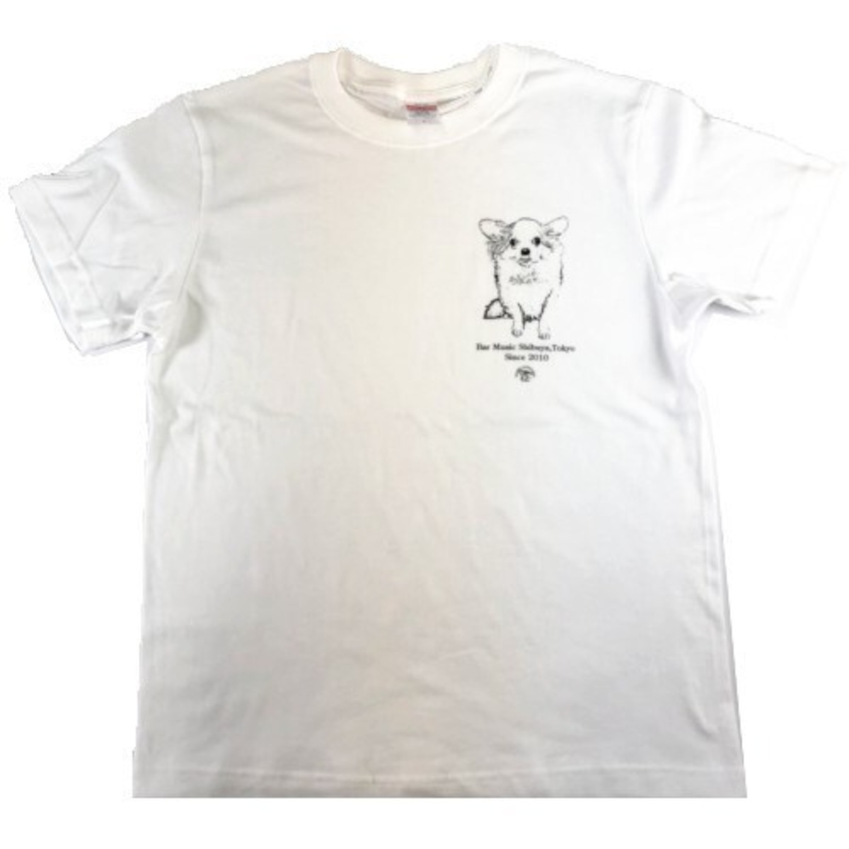 白色TシャツMサイズ】Bar Musicオリジナルあんこ店長Tシャツ（白）M 