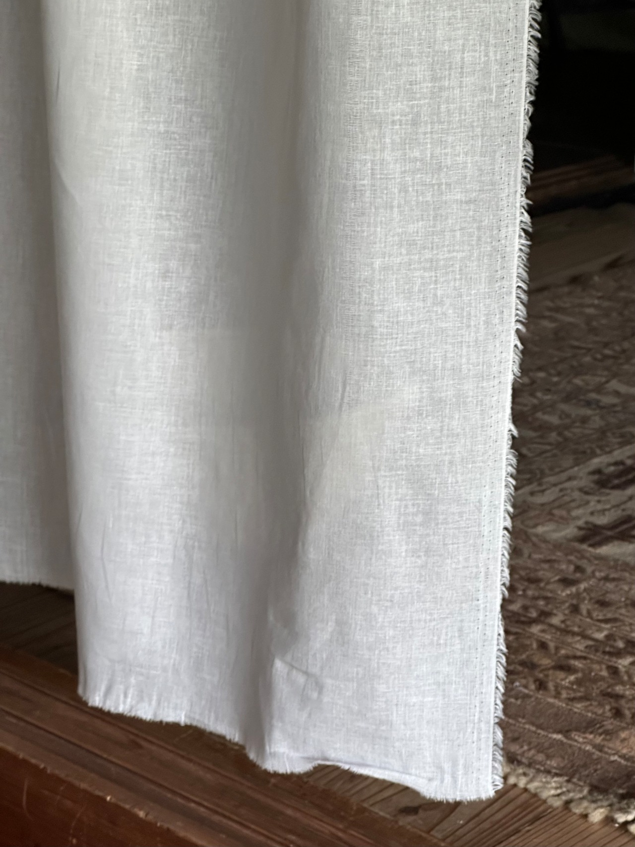 【1〜2m専用/ネコポス】継ぐ布 No.01｜暮らしになじむ白のシングルガーゼ 135cm