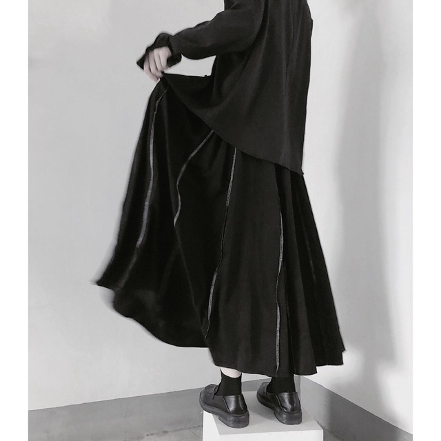 Thin long skirt C0334