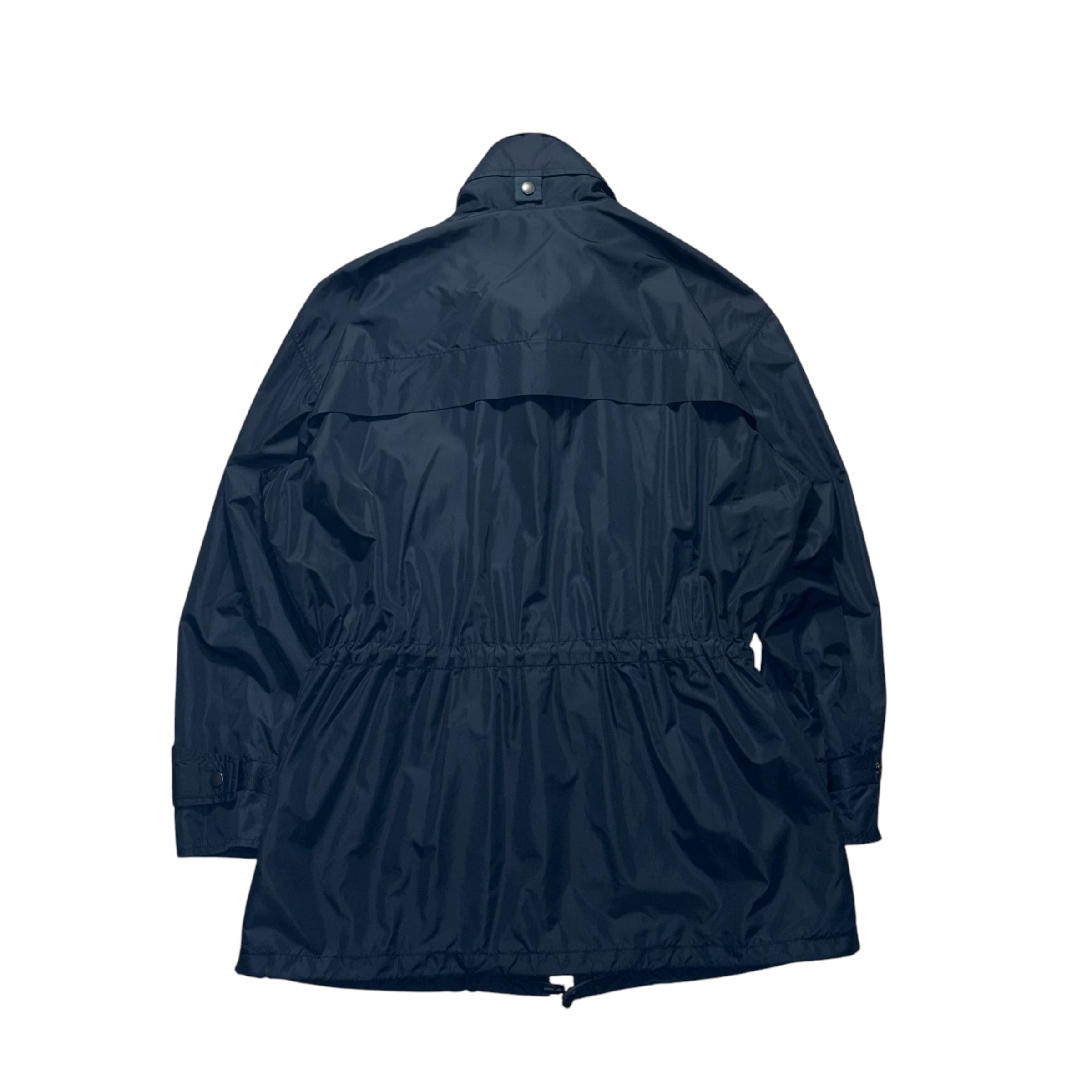 1997AW ISSEY MIYAKE MEN black nylon gimmick coat | NOIR ONLINE