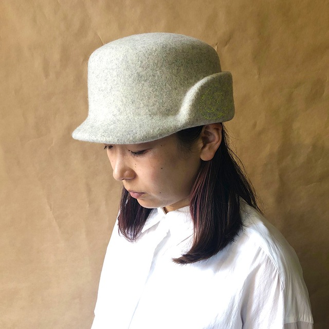 Wool RUSSIAN CAP × stitch【受注生産／Build to order】ウール ロシアンキャップ × ステッチ 帽子