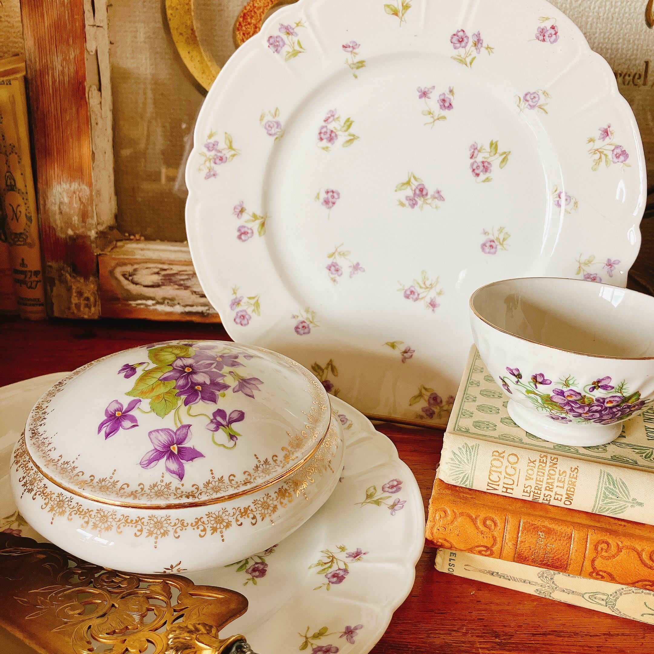 HAVILAND リモージュ磁器 ケーキ、デザートプレート6枚セット 未使用