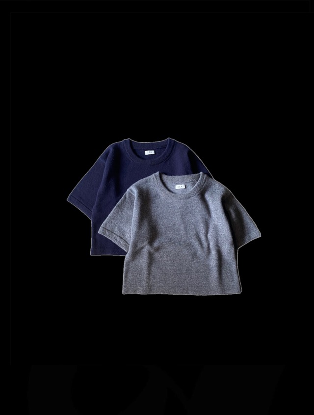 SEA CASHMERE H/S SHORT KNIT WEAR