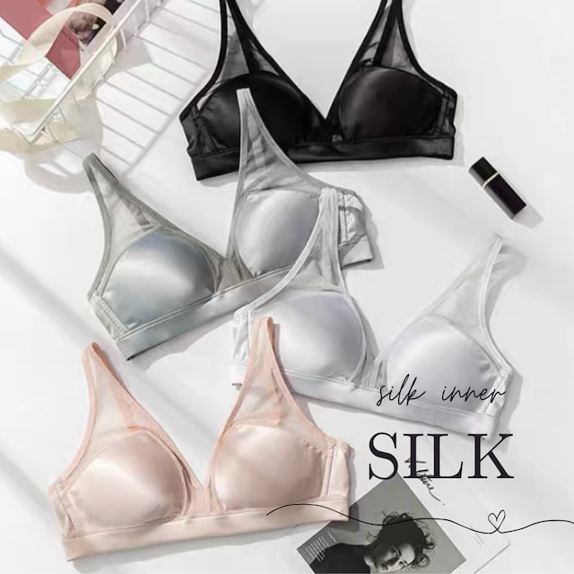 【silk】【4size/3color】Silk Non-wire bra  desigh s170