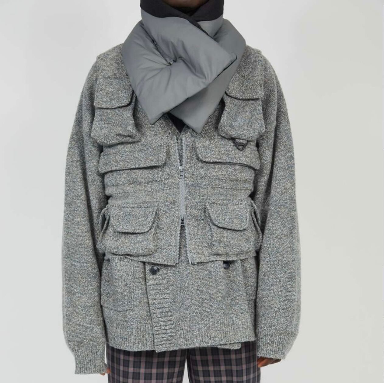 meanswhile Knit Luggage Vest | 1F Store