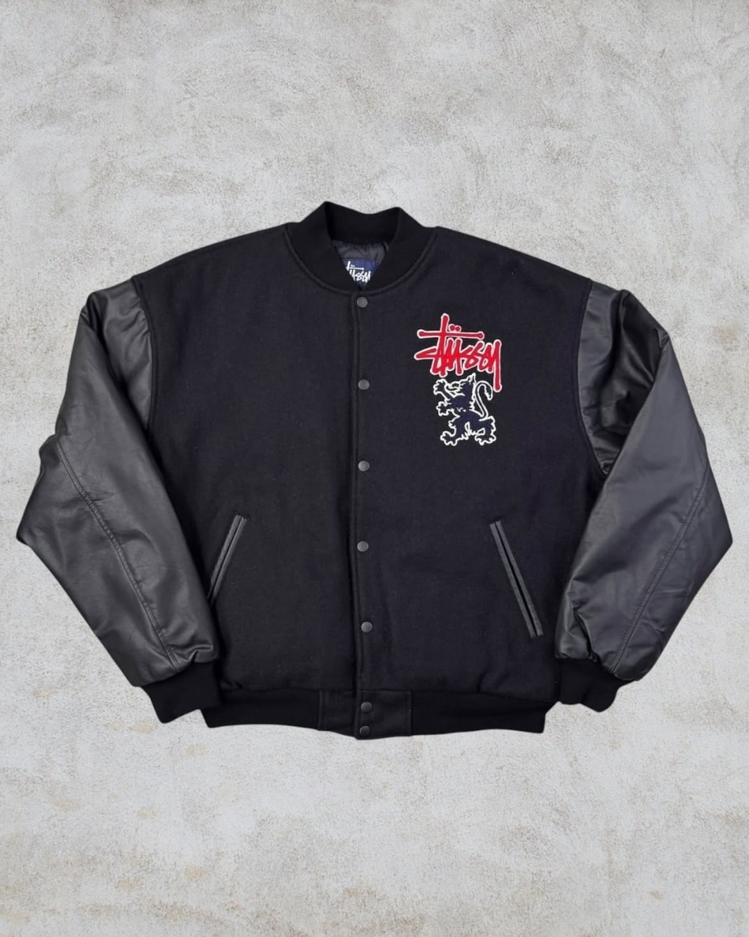 Special!!】90's old stussy Varsity Jacket “Griffin” “スタジャン