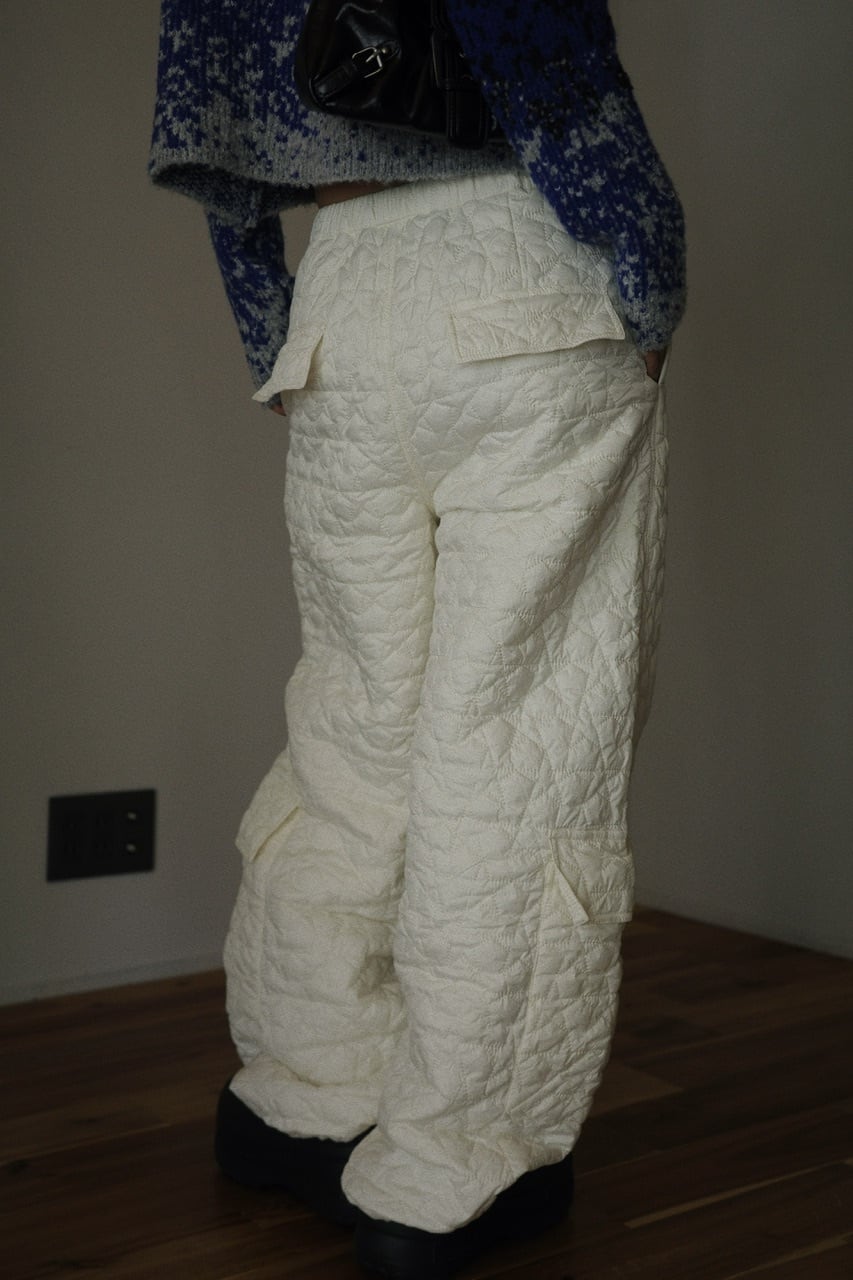 スターキルティングパンツ/ホワイト | osrsofficial