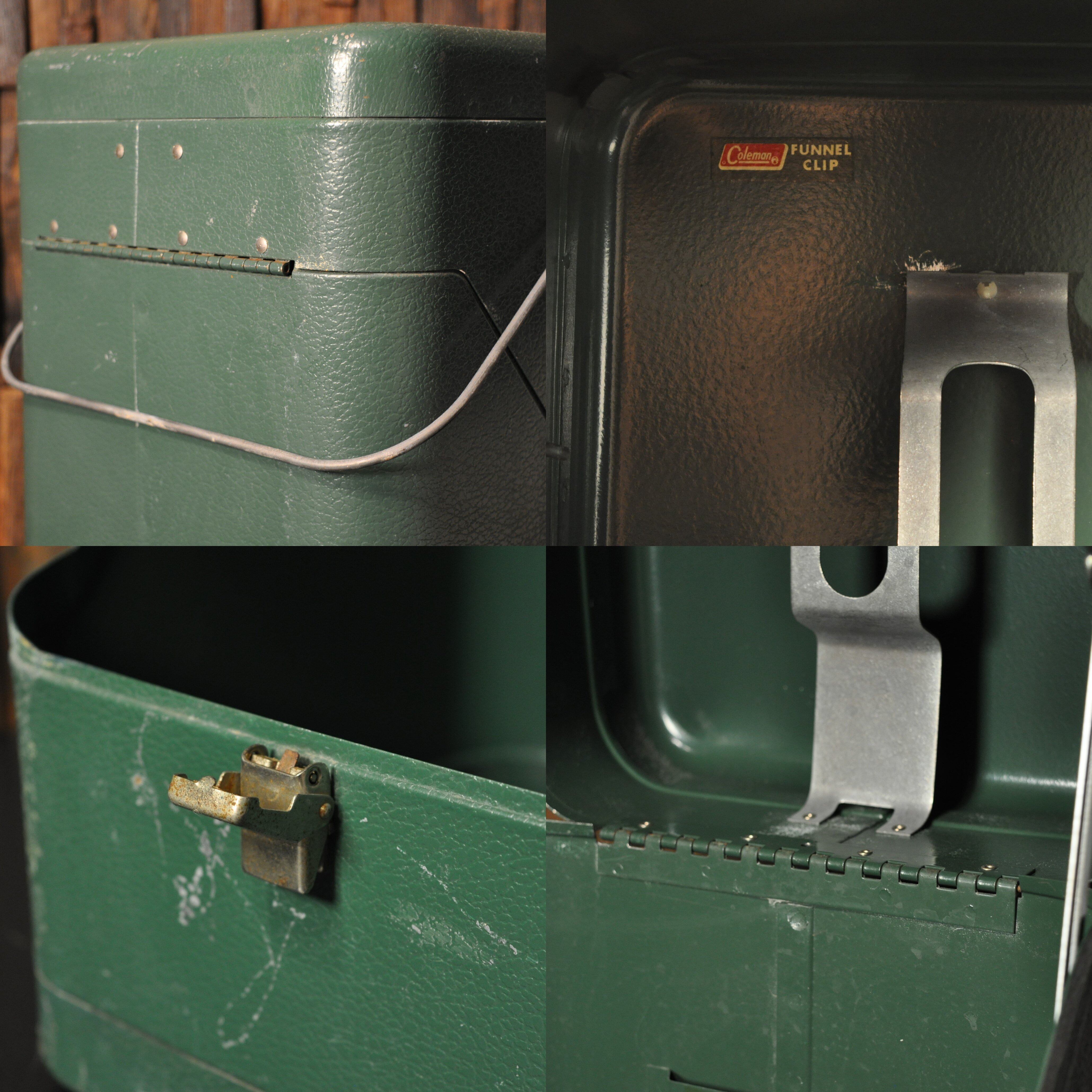 コールマン ガルウィング メタルケース グリーン ビンテージ 228/275