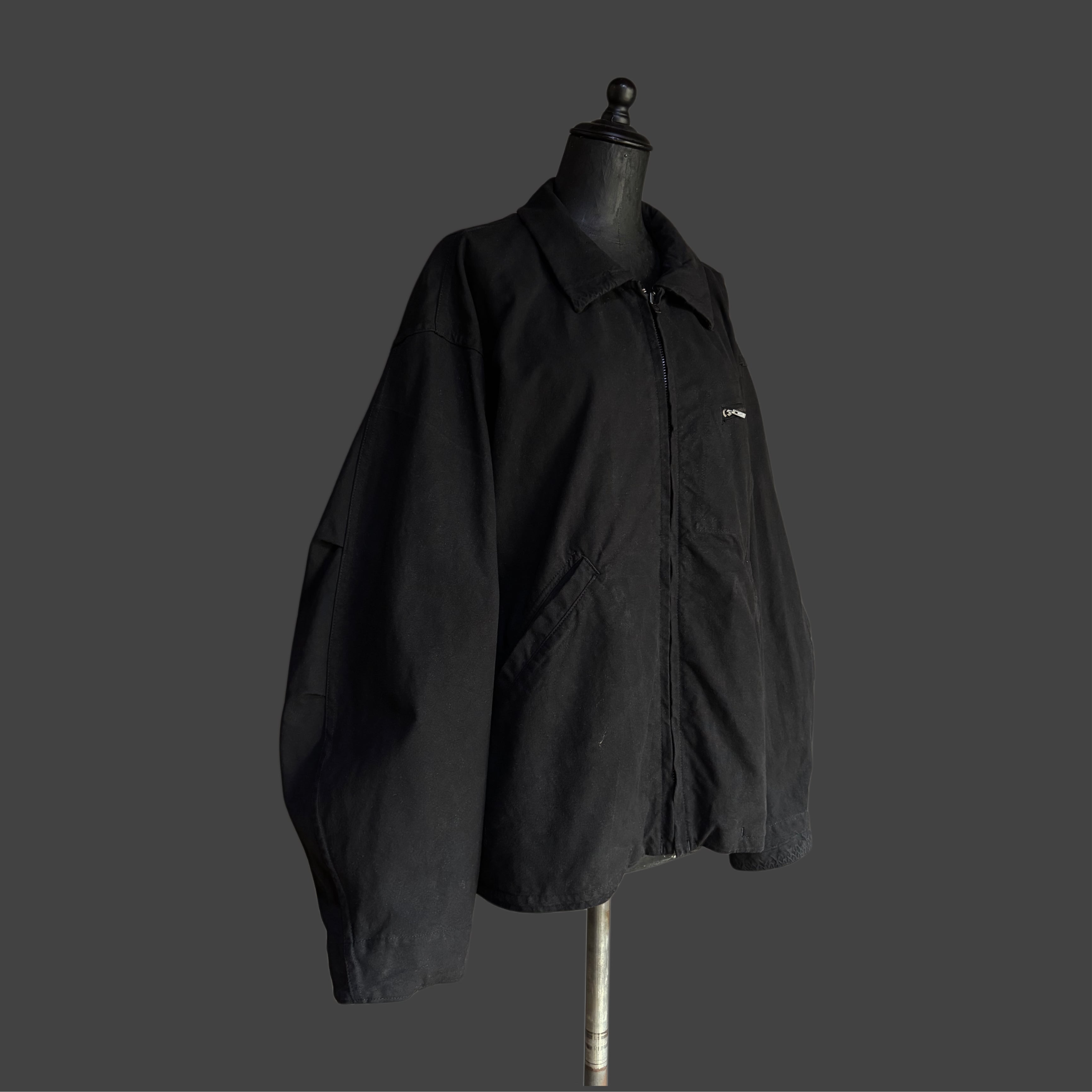 HARRINGTON JACKET – COTTON / BLACK