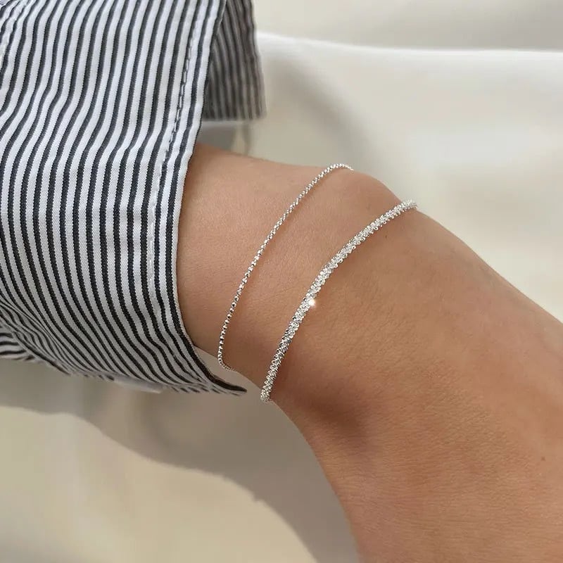 SV925doublechainbracelet