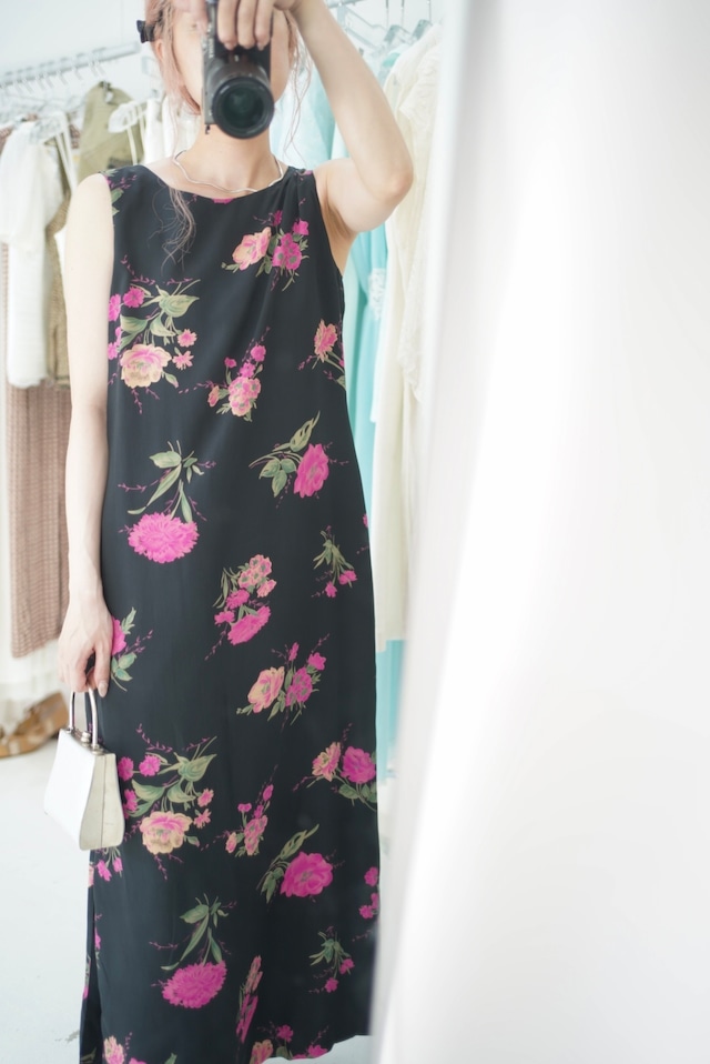 pink flower dress
