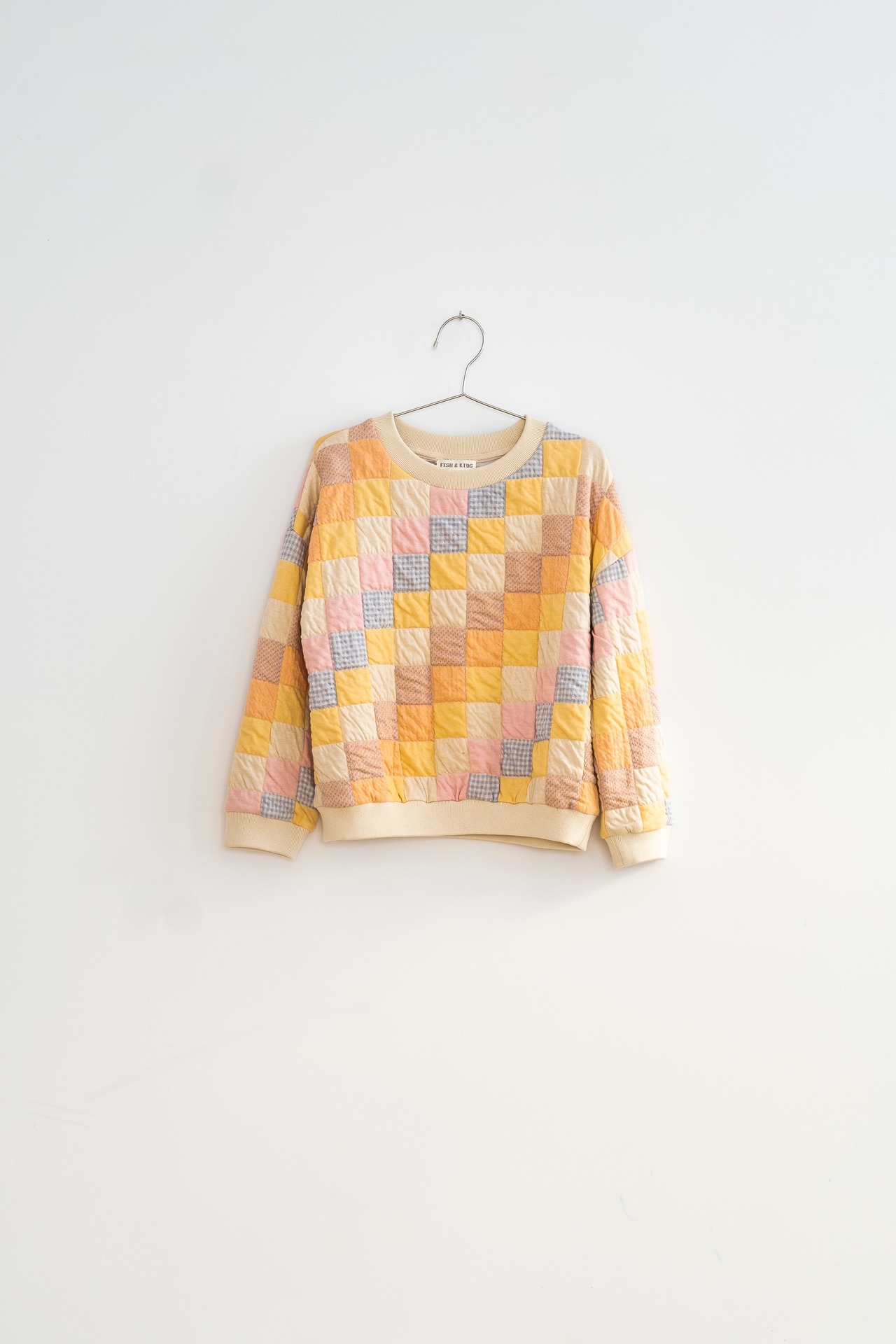 FISH&KIDS 〈patchwork sweater .pink〉 | trava 