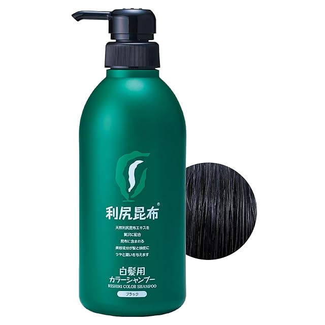 Sastty[白髪用] 利尻カラーシャンプー お徳用 500ml (ブラック