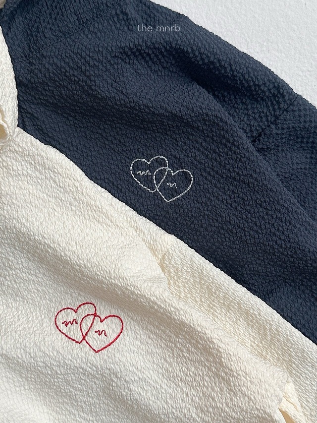 〘予約〙minirobe / ripple hood jumper
