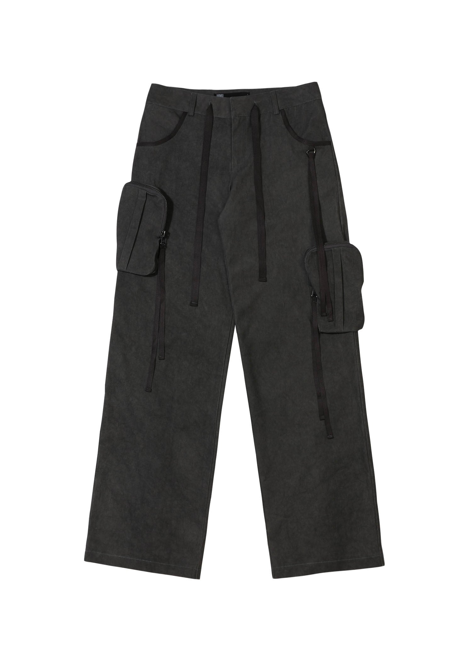 bohemianseo パンツ musinsa bohemian seoul BOHEMIAN SEOUL] (UNISEX) POUCH POCKET CARGO WIDE PANTS, WASHED