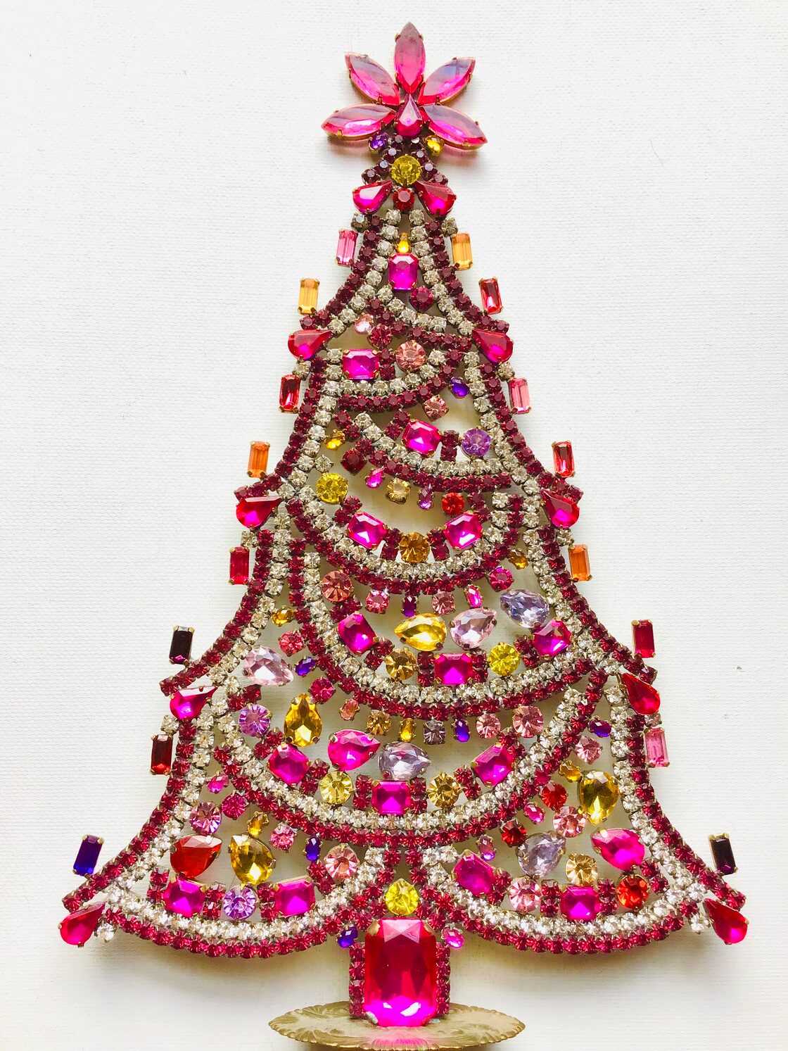 ヴィンテージ チェコ クリスマスツリー チェコガラス | Pay ID