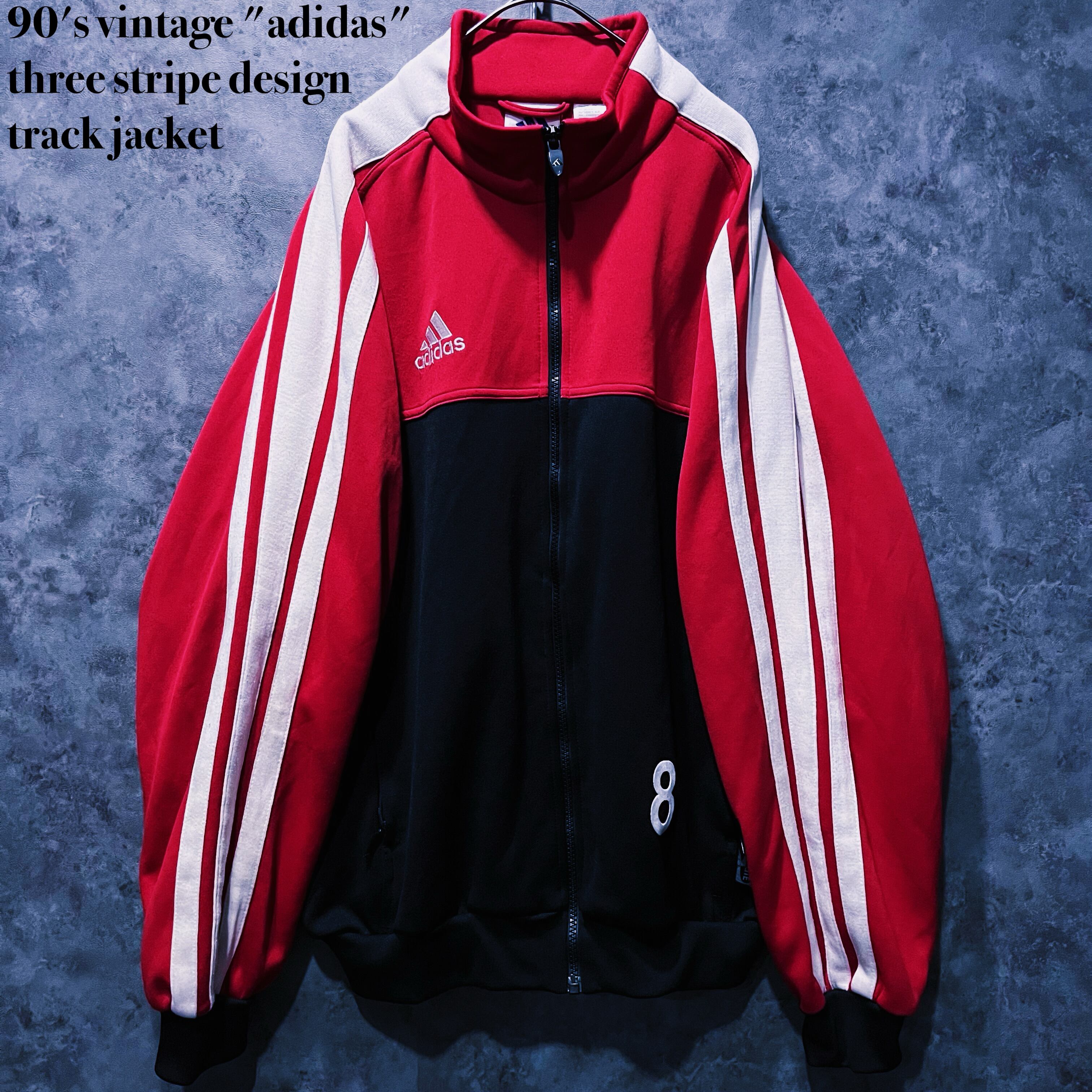 【doppio】90's vintage "adidas" three stripe design track jacket