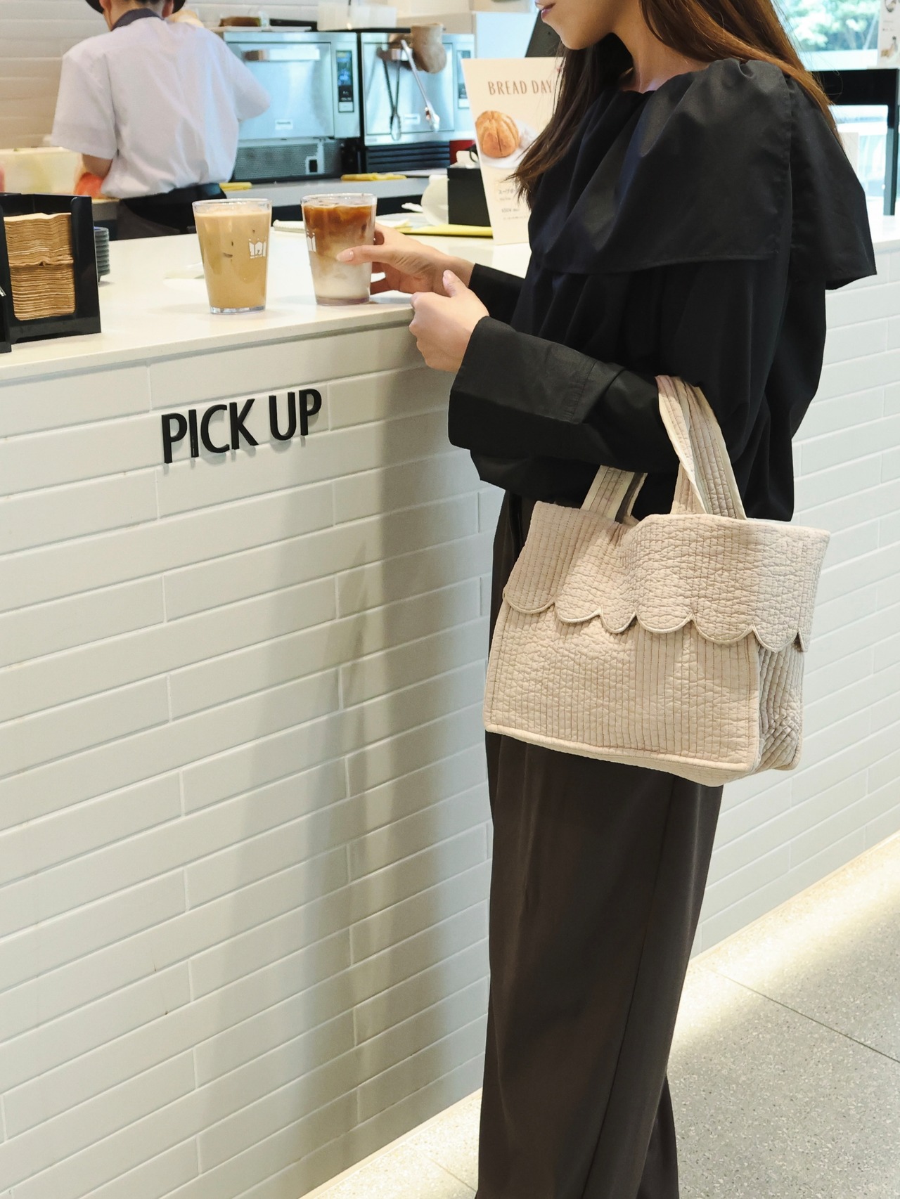 【Square Tote】Scallop Small