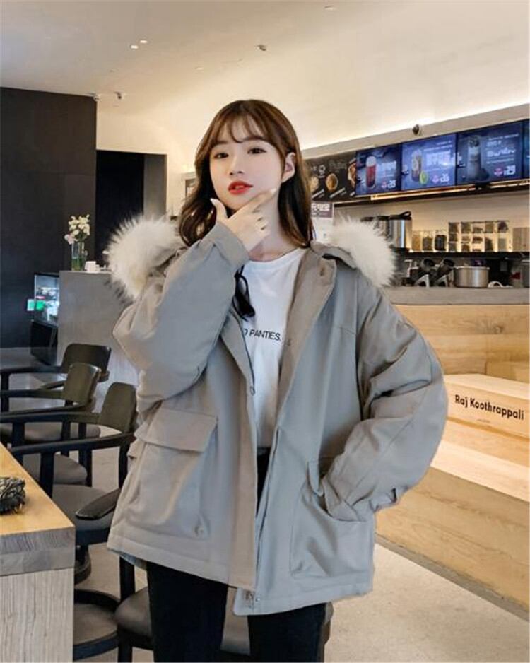 華やかな印象に!早い者勝ち ダウンコート 新品 フード付き 厚みをつける 通勤する オシャレ