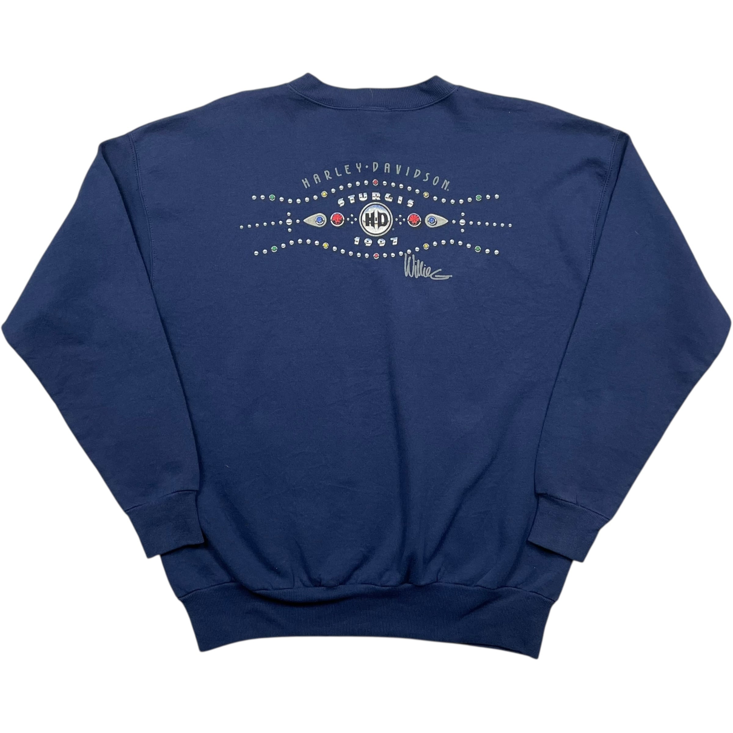 L》 Harley-Davidson ハーレーダビッドソン Hanes ヘインズ スウェット