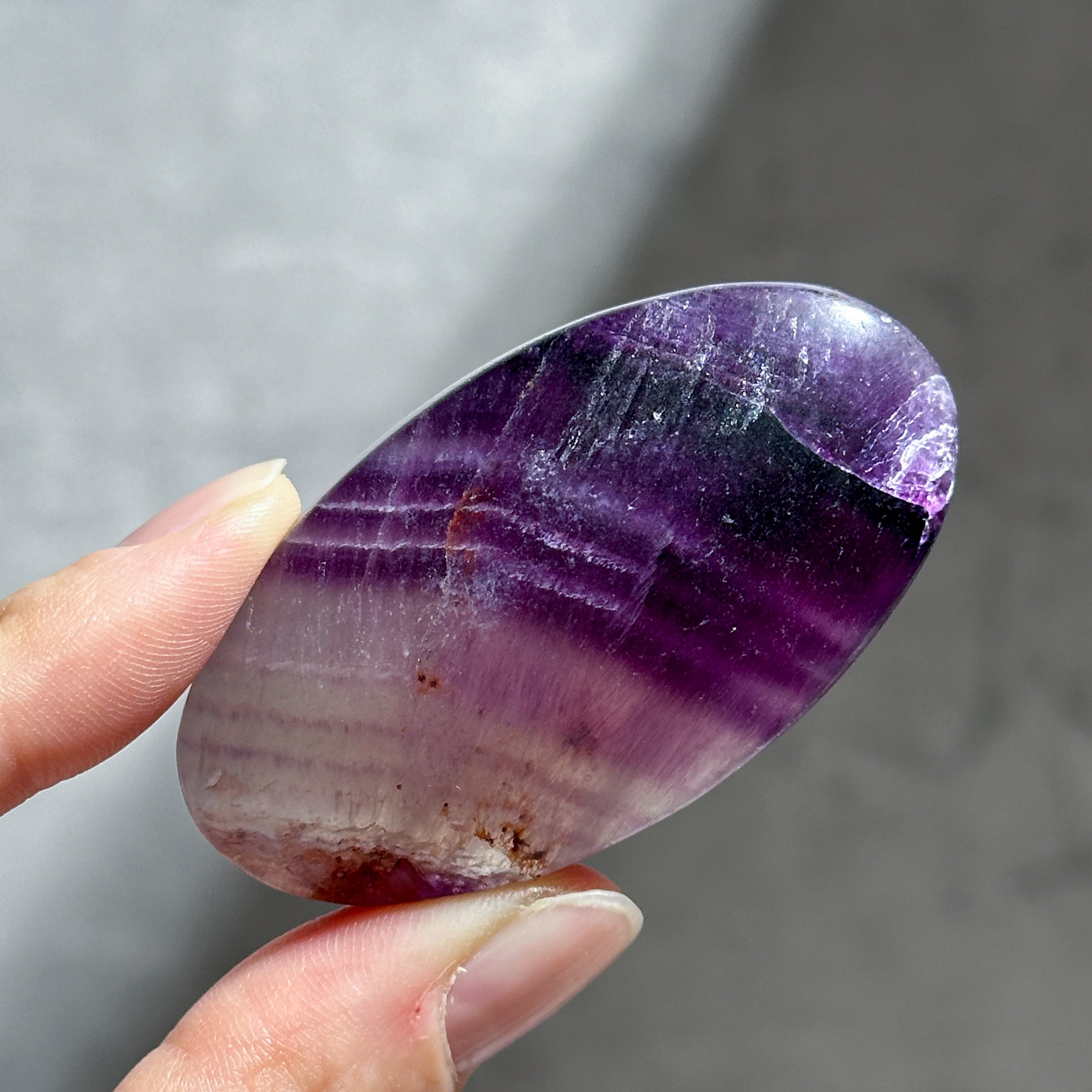 レインボーフローライト パームストーン42◇ Rainbow Fluorite ◇天然石・鉱物・パワーストーン