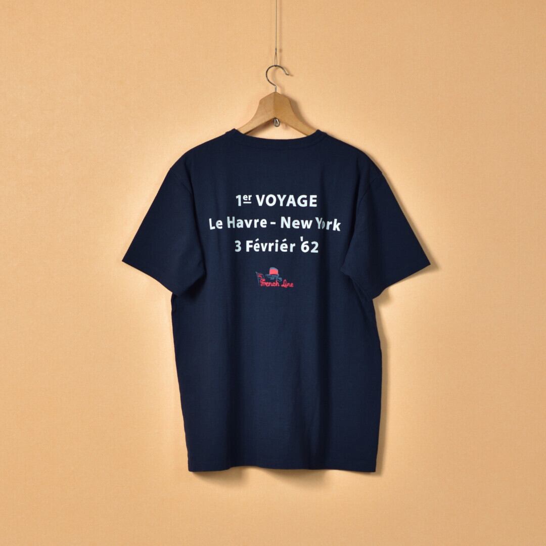 快晴堂 カイセイドウ UNIT-Tシャツ SS FRANCE ベーシックフィット・ネイビー 納得の品質