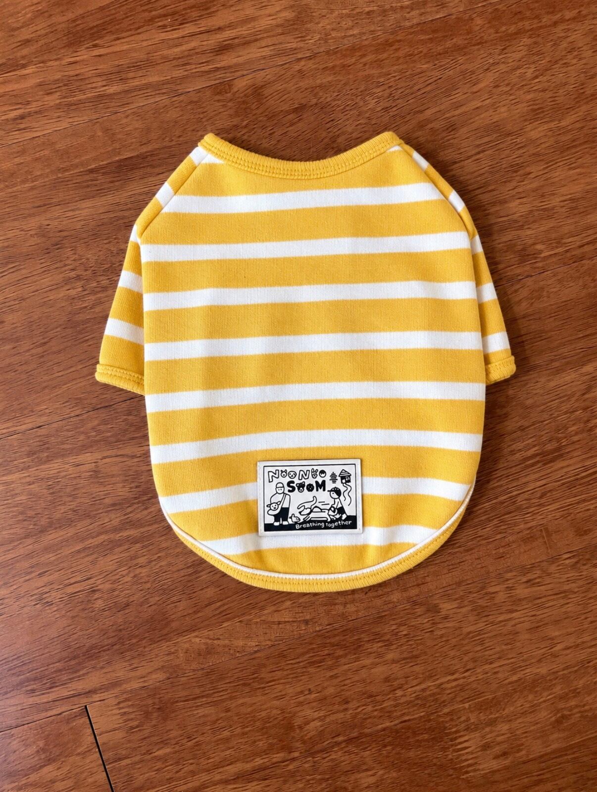 予約【noonoosoom】Stripe Long Sleeve T-Shirt （yellow）