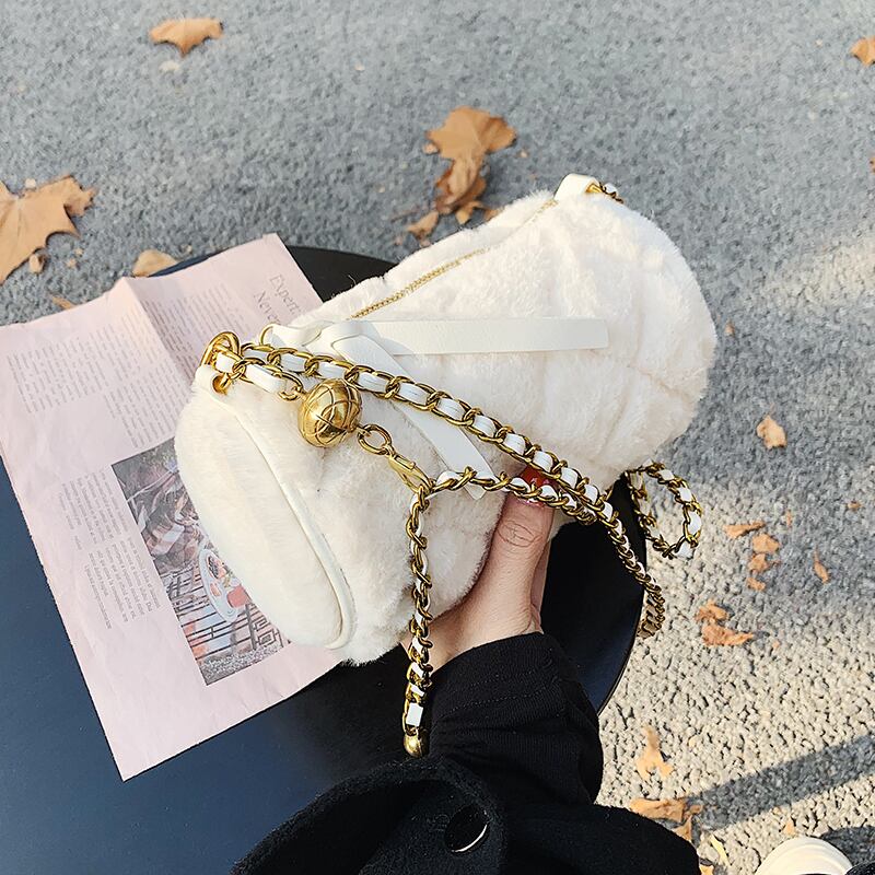 オータムウィンターチェーン スタイルショルダーバッグ 秋物 冬物 メッセンジャーバッグ 手作りハンドバック35494547551