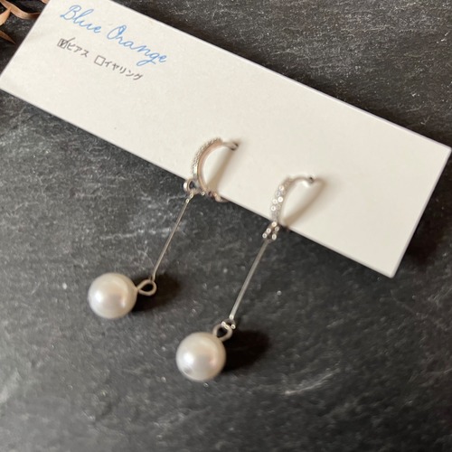 パールフープピアス