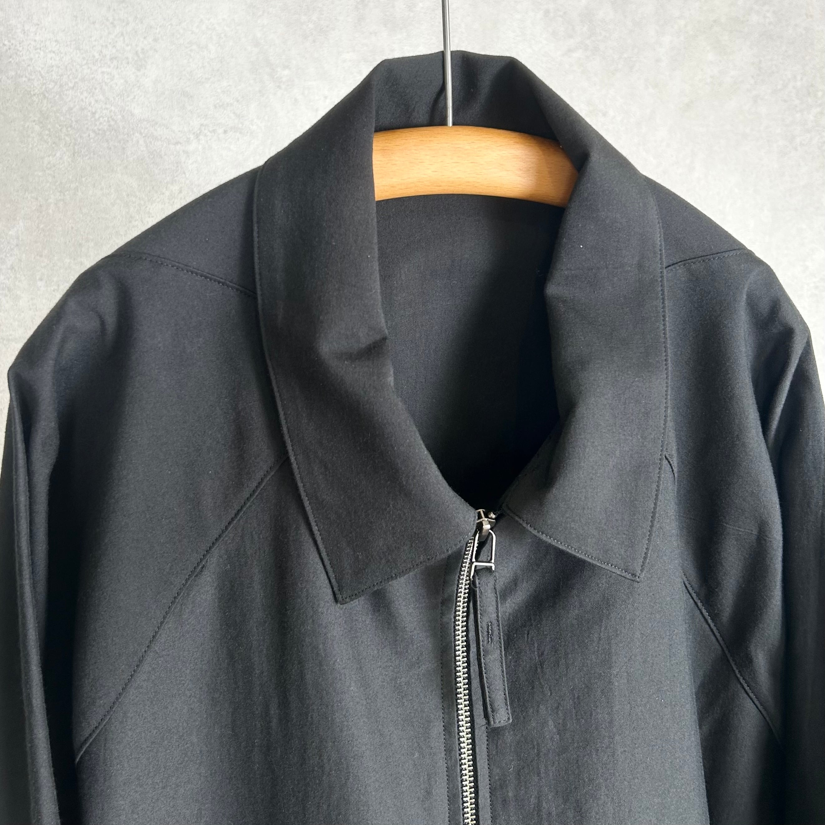 26SS》【STILL BY HAND】ZIP UP MOLESKIN BLOUSON ジップアップ