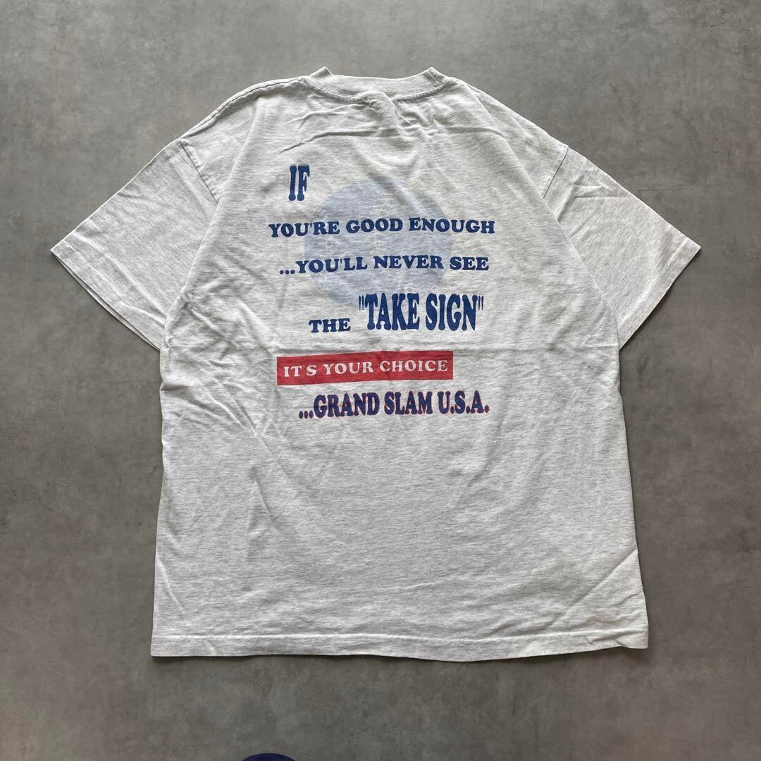 90s USA製 野球 メッセージT vintage T-shirts