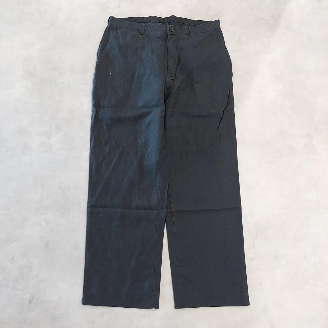 ポロバイ ラルフローレン W34 スラックス ポロチノ 古着 黒 16728