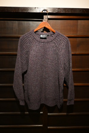 Vintage Pure New Wool Raglan Knit Sweater 0301